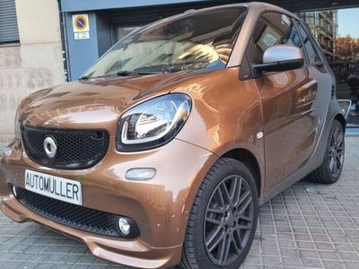 Marrón metalizado Usado 2016 Smart ForTwo Cabrio Brabus Descapotable | 19.900 €