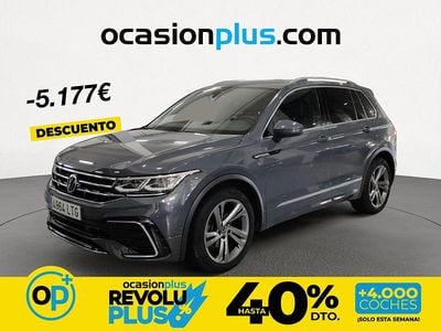 Usado VW Tiguan R-line 150 CV (110 kW) 2021 Gris / plata SUV