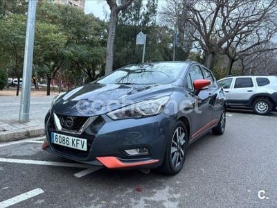 Usado Nissan Micra 90 CV (66 kW) 2017 Gris / plata Berlina