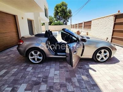 Usado Mercedes SLK200 163 CV (119 kW) 2005 Gris / plata Descapotable