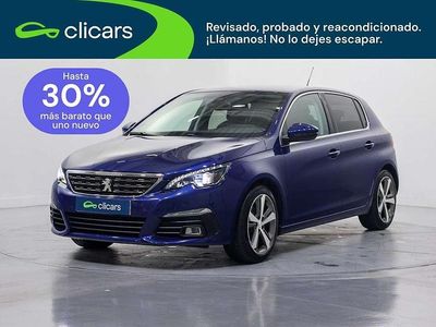 Usado Peugeot 308 Allure 110 CV (80 kW) 2019 Azul Utilitario