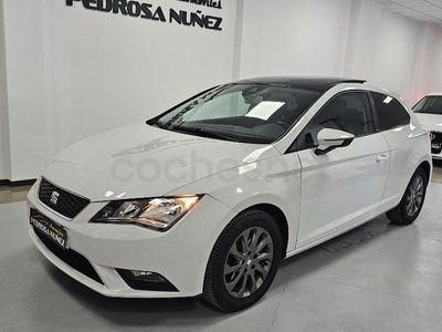 Usado Seat Leon I-Tech 105 CV (77 kW) 2014 Blanco Berlina
