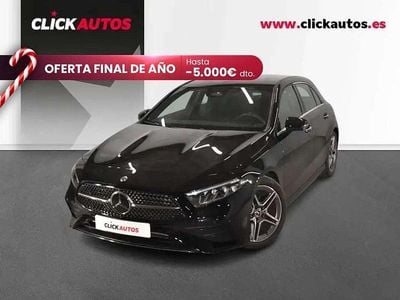Negro Usado 2024 Mercedes A200 AMG line Berlina | 27.850 € (Super precio)
