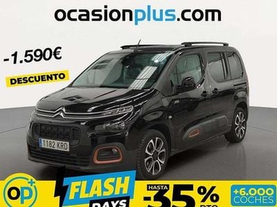 Usado Citroën Berlingo Shine 131 CV (96 kW) 2018 Negro Monovolumen
