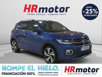Usado VW T-Cross Sportline 150 CV (110 kW) 2022 Azul SUV