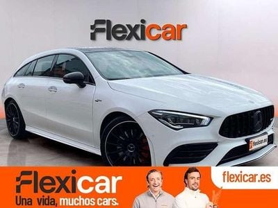 Usado Mercedes C220 AMG 306 CV (225 kW) 2021 Blanco Familiar