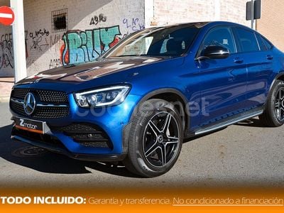 Usado Mercedes GLC220 AMG 194 CV (142 kW) 2020 Azul Coupe