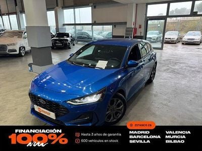 Usado Ford Focus ST-Line 126 CV (92 kW) 2023 Azul Berlina