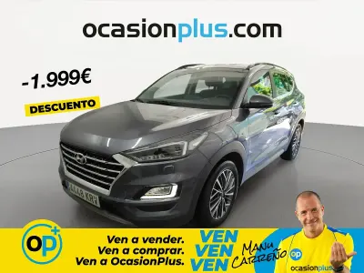Usado Hyundai Tucson 177 CV (130 kW) 2018 Gris SUV