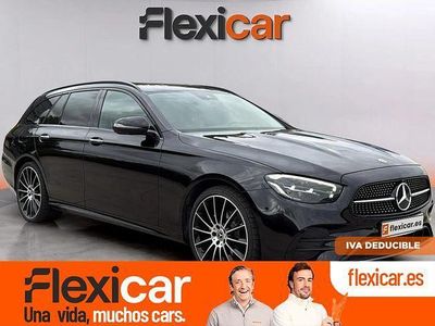 Usado Mercedes E220 194 CV (142 kW) 2021 Negro Familiar