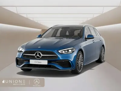 Usado Mercedes C200 163 CV (119 kW) 2024 Azul Familiar
