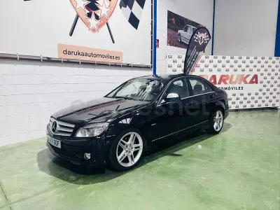 Usado Mercedes C220 Avantgarde 170 CV (125 kW) 2008 Negro Berlina