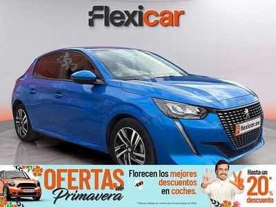 Usado Peugeot 208 Allure 100 CV (73 kW) 2020 Azul Utilitario
