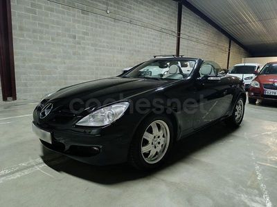 Usado Mercedes SLK200 163 CV (119 kW) 2006 Negro Descapotable