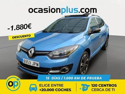 Usado Renault Mégane GrandTour Bose Edition 130 CV (95 kW) 2016 Azul Familiar