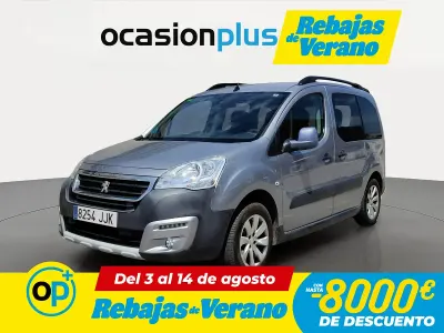 Usado Peugeot Partner Outdoor 100 CV (73 kW) 2015 Gris