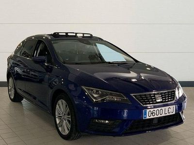 Usado Seat Leon XCELLENCE 130 CV (95 kW) 2019 Azul Utilitario