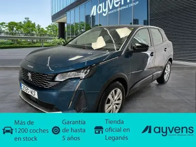 Usado Peugeot 3008 Active 130 CV (95 kW) 2022 Azul SUV