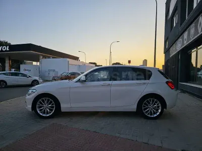 Käytetty BMW 116 Efficient Dynamics 116 HP (85 kW) 2017 Valkoinen Viistoperä