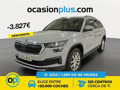 Usado Skoda Kodiaq Ambition 150 CV (110 kW) 2022 Gris / plata SUV