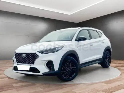 Usado Hyundai Tucson N Line 136 CV (100 kW) 2020 Blanco SUV