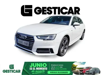 Usado Audi A4 S-Line 150 CV (110 kW) 2018 Blanco Familiar