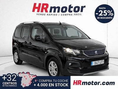 Usado Peugeot Rifter Allure 130 CV (95 kW) 2020 Negro Monovolumen