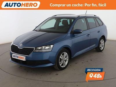 Azul Usado 2021 Skoda Fabia Ambition Utilitario | 11.799 € (Buen precio)