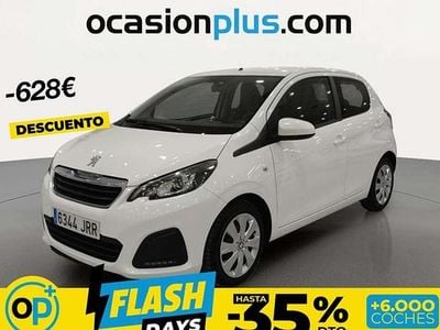 Usado Peugeot 108 Active 82 CV (60 kW) 2016 Blanco Utilitario