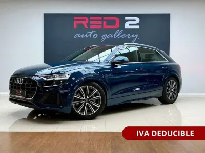 Usado Audi Q8 S-Line 381 CV (280 kW) 2021 Azul SUV