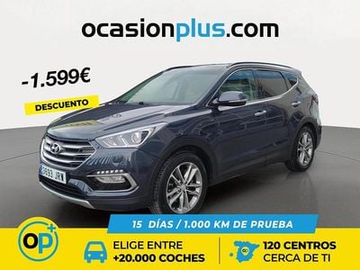 Usado Hyundai Santa Fe Style 201 CV (147 kW) 2016 Azul SUV