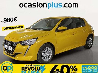 Usado Peugeot 208 Active 75 CV (55 kW) 2021 Amarillo Utilitario
