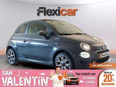 Gris Usado 2022 Fiat 500 Sport Descapotable | 11.390 € (Precio justo)