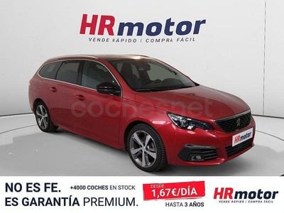 Usado Peugeot 308 SW GT-line 130 CV (95 kW) 2018 Rojo Familiar