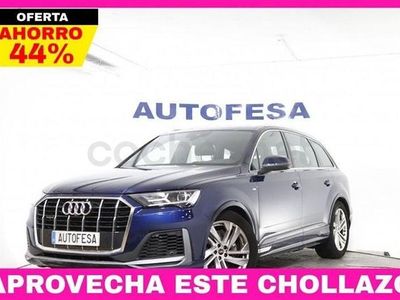 Usado Audi Q7 S-Line 286 CV (210 kW) 2021 Azul SUV