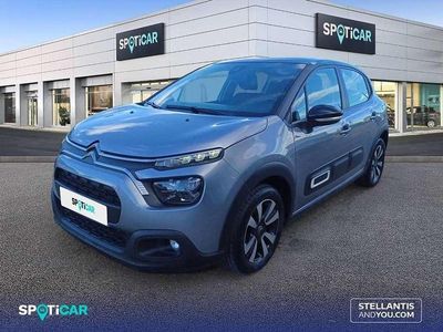 Usado Citroën C3 Feel 99 CV (72 kW) 2021 Gris Utilitario