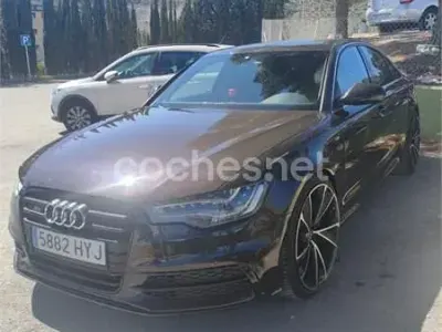 Usado Audi A6 S-Line 320 CV (235 kW) 2014 Negro Berlina
