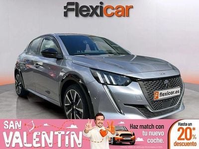 Usado Peugeot e-208 GT 100 kW (136 CV) 2022 Gris Utilitario