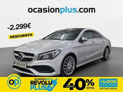 Usado Mercedes CLA180 122 CV (89 kW) 2018 Gris Berlina