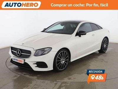 Usado Mercedes E350 AMG line 299 CV (219 kW) 2020 Blanco Coupe