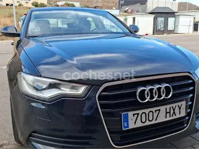 Usado Audi A6 177 CV (130 kW) 2014 Negro Berlina