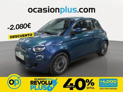Usado Fiat 500e Icon 86 kW (118 CV) 2022 Verde Utilitario