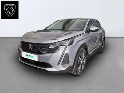 Usado Peugeot 3008 Allure 130 CV (95 kW) 2021 Gris SUV