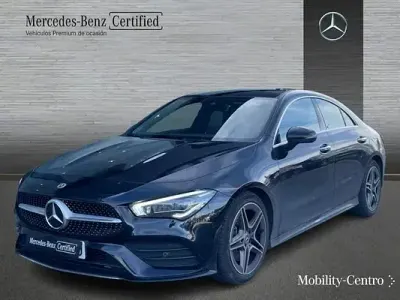 Usado Mercedes CLA200 AMG line 150 CV (110 kW) 2023 Negro Coupe