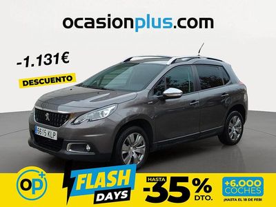 Usado Peugeot 2008 Style 100 CV (73 kW) 2018 Gris SUV