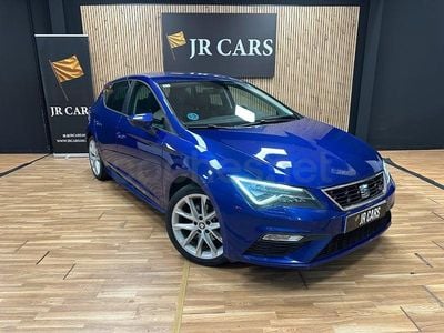 Usado Seat Leon FR 125 CV (91 kW) 2018 Azul Berlina