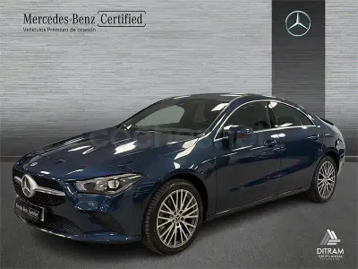 Usado Mercedes CLA250e 218 CV (160 kW) 2022 Azul denim Coupe