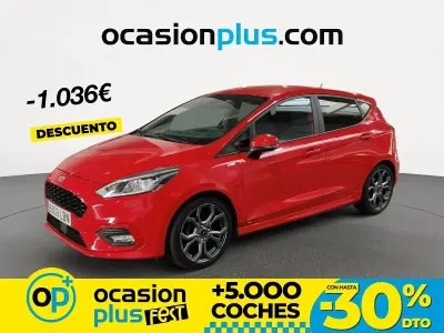 Usado Ford Fiesta ST-Line 75 CV (55 kW) 2019 Rojo Utilitario