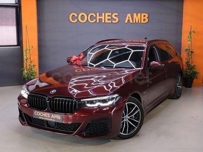 Usado BMW 530e M Sport 292 CV (214 kW) 2021 Granate Familiar