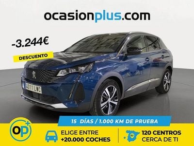 Azul Usado 2022 Peugeot 3008 GT Recogida | 21.990 € (Precio justo)